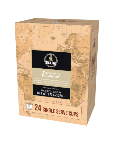 Tanzania Peaberry Single Serve Coffee 24ct